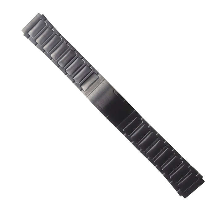 For Garmin Forerunner 255 22mm I-Shaped Titanium Alloy Watch Band(Grey)