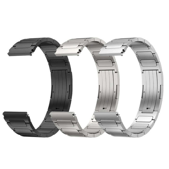 For Garmin Forerunner 255 22mm I-Shaped Titanium Alloy Watch Band(Sliver)
