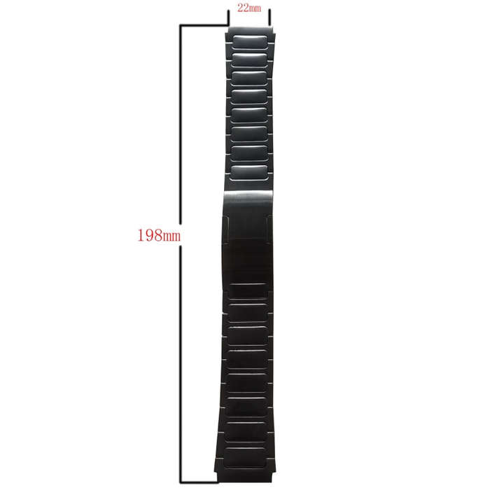 For Garmin Forerunner 255 22mm I-Shaped Titanium Alloy Watch Band(Sliver)