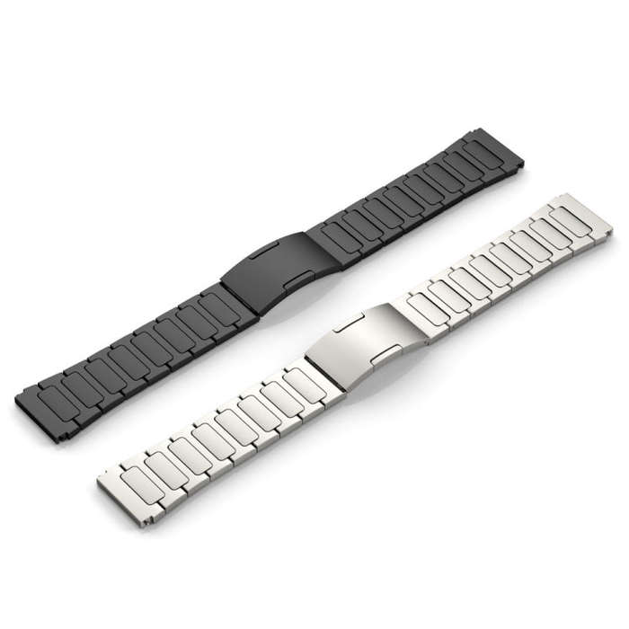 For Garmin Forerunner 255 22mm I-Shaped Titanium Alloy Watch Band(Sliver)