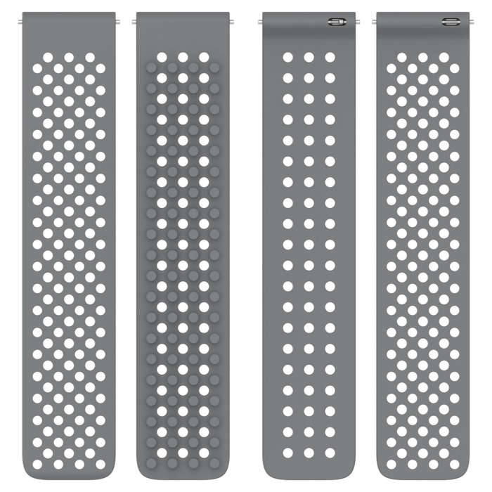 For Huawei Watch 3 22mm Holes Breathable 3D Dots Silicone Watch Band(Orange)
