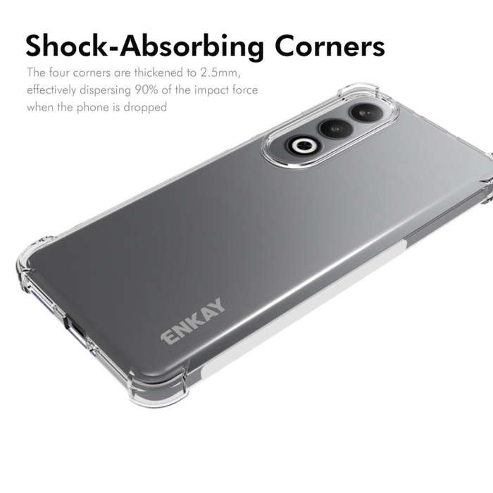 For OnePlus Nord CE4 ENKAY Hat-Prince Transparent TPU Shockproof Phone Case
