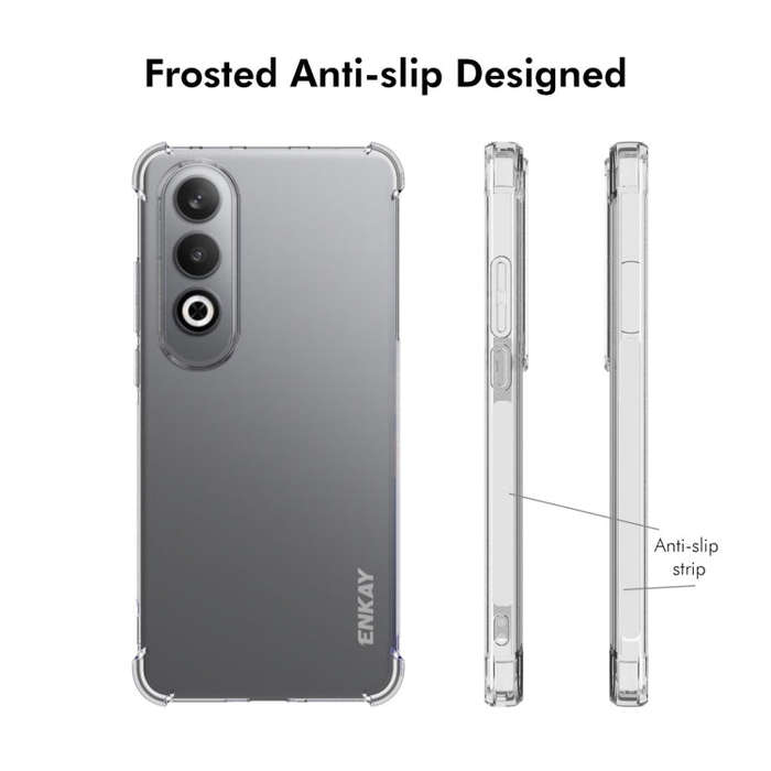 For OnePlus Nord CE4 ENKAY Hat-Prince Transparent TPU Shockproof Phone Case