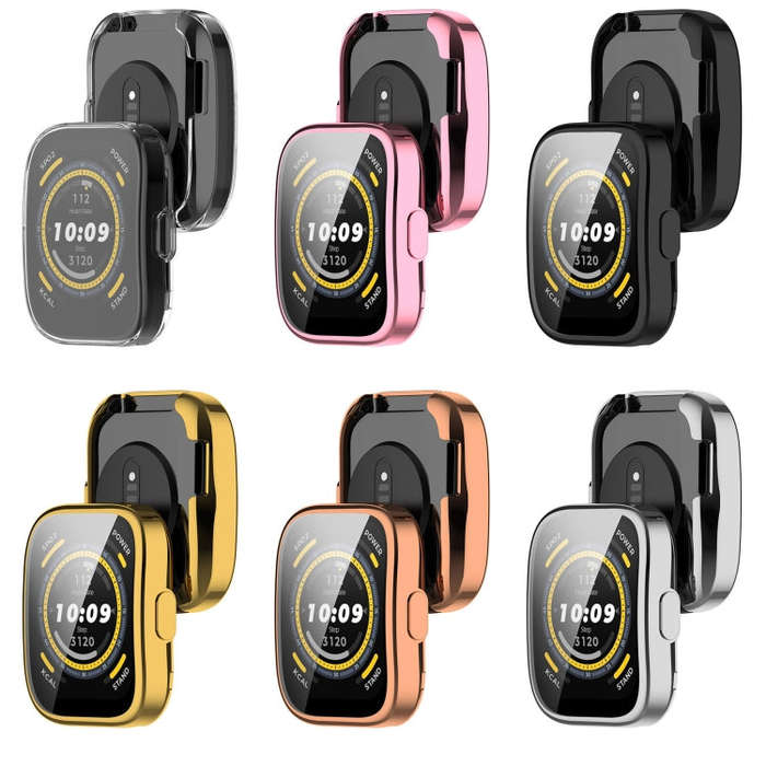 For Amazfit Bip 5 All-Inclusive TPU Protective Case(Transparent)