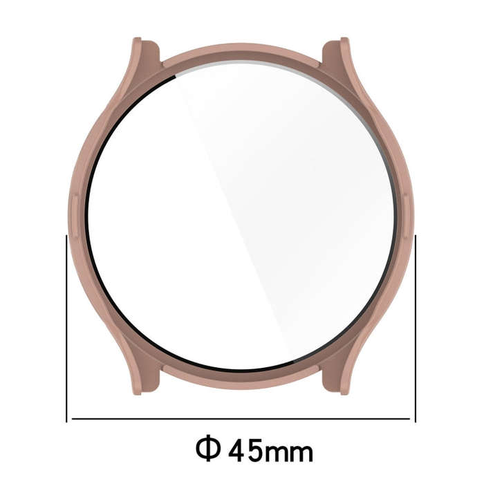 For Garmin Venu 3 PC + Tempered Film Integrated Watch Protective Case(Pink)