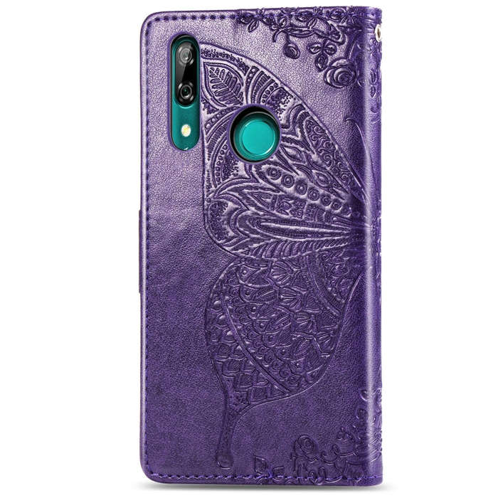 Butterfly Love Flowers Embossing Horizontal Flip Leather Case For Huawei P Smart Z with Holder & ...