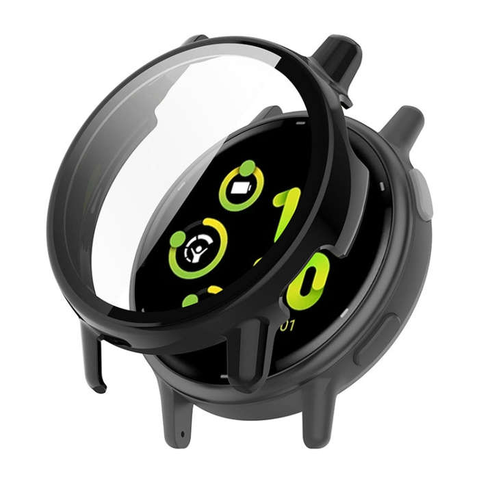 For Garmin Active 5 ENKAY Hat-Prince Full Coverage Tempered Glass Film Integrated PC Watch Cover(...