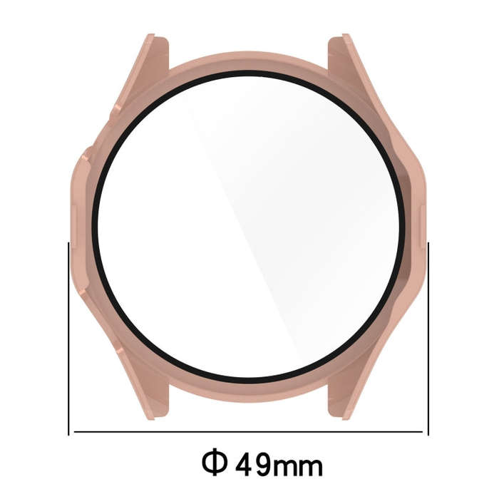 For Huawei Watch GT 4 46mm PC + Tempered Film Integrated Watch Protective Case(Blue)