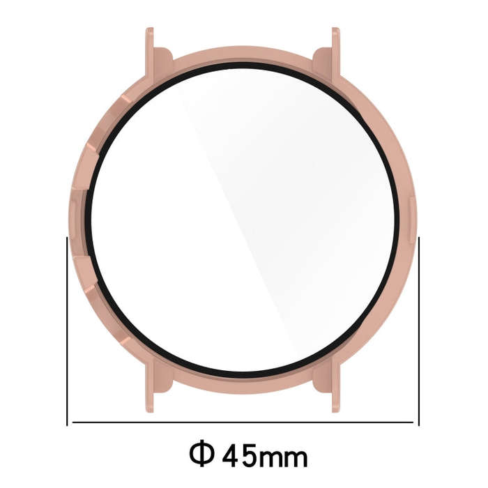 For Huawei Watch GT 4 41mm PC + Tempered Film Integrated Watch Protective Case(Ivory White)