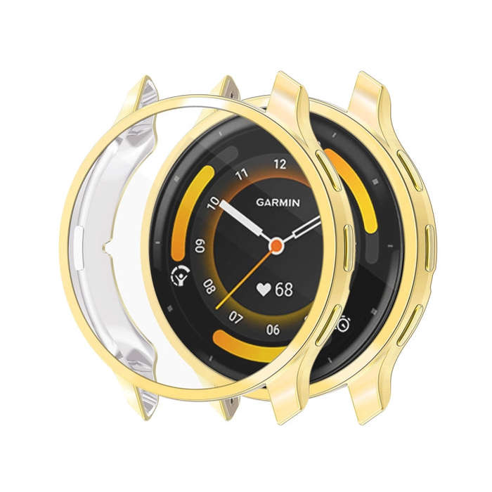 For Garmin Venu 3 ENKAY Hat-Prince Full Coverage Electroplated TPU Watch Case with Screen Protect...
