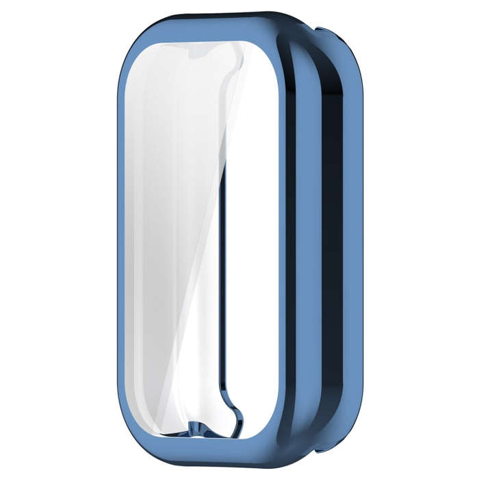 For Xiaomi Smart Band 8 Active Full Package TPU Electroplated Watch Protective Case(Blue)