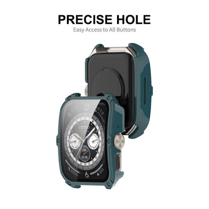 For OPPO Watch 4 Pro ENKAY Hat-Prince Full Coverage PC + Tempered Glass Film Integrated Watch Cas...