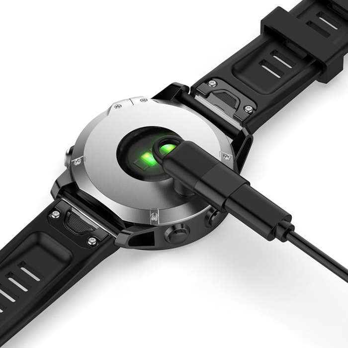 JUNSUNMAY For Garmin Venu 3 / Venu 3S Smart Watch Charging Data Sync Adapter, Interface:Type-C Port