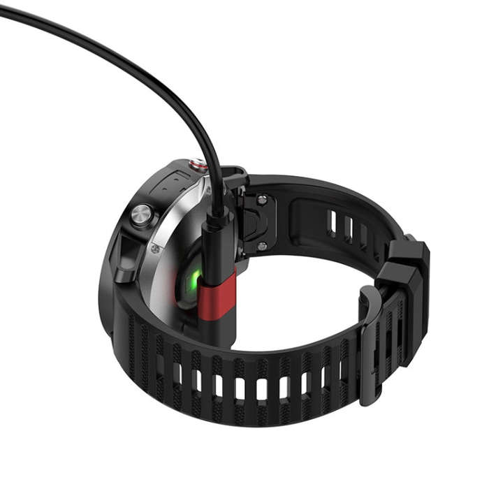 JUNSUNMAY For Garmin Venu 3 / Venu 3S Smart Watch Charging Data Sync Adapter, Interface:8 Pin Port