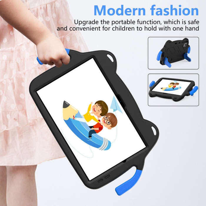 For Huawei MatePad 11 2023/2021 Ice Baby EVA Shockproof Hard PC Tablet Case(Black+Blue)