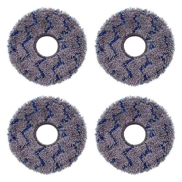 JUNSUNMAY 4pcs Washable Mop Pads Replacement for ECOVACS DEEBOT X1 Turbo / X2 Omni / T20 Pro(Blue...