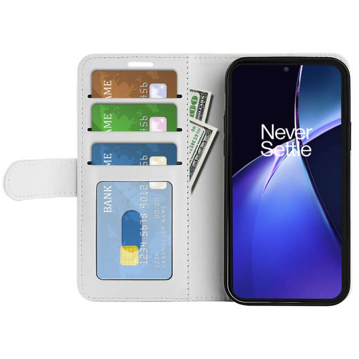 For OnePlus Nord CE 4 Lite 5G R64 Texture Horizontal Flip Leather Phone Case(White)