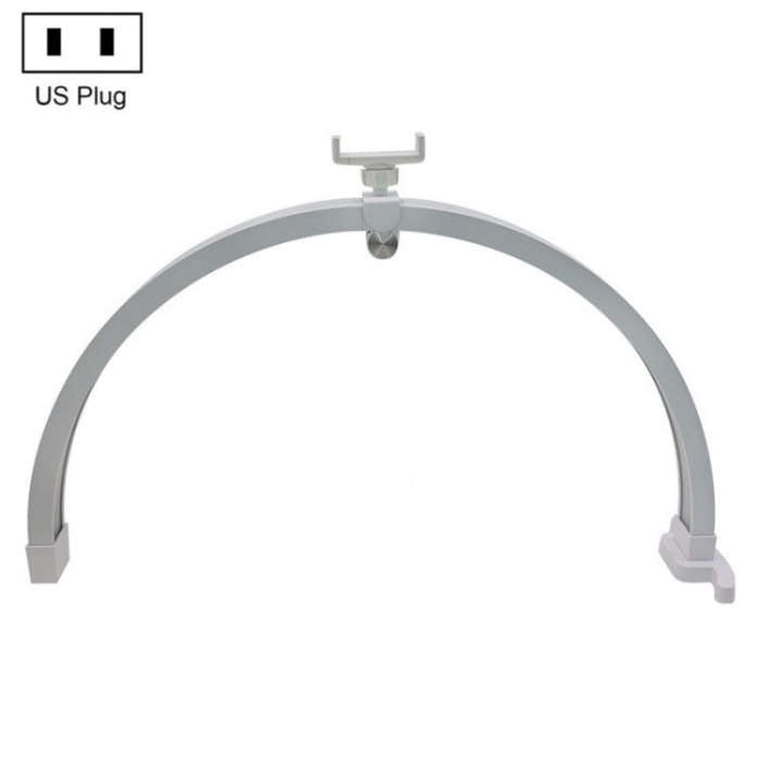 M12X Foldable LED Half Moon Lamp Touch Control Nail Art Lamp, Length: 56cm(US Plug)