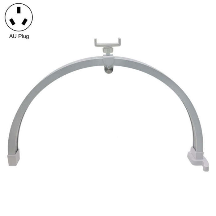 M12X Foldable LED Half Moon Lamp Touch Control Nail Art Lamp, Length: 56cm(AU Plug)