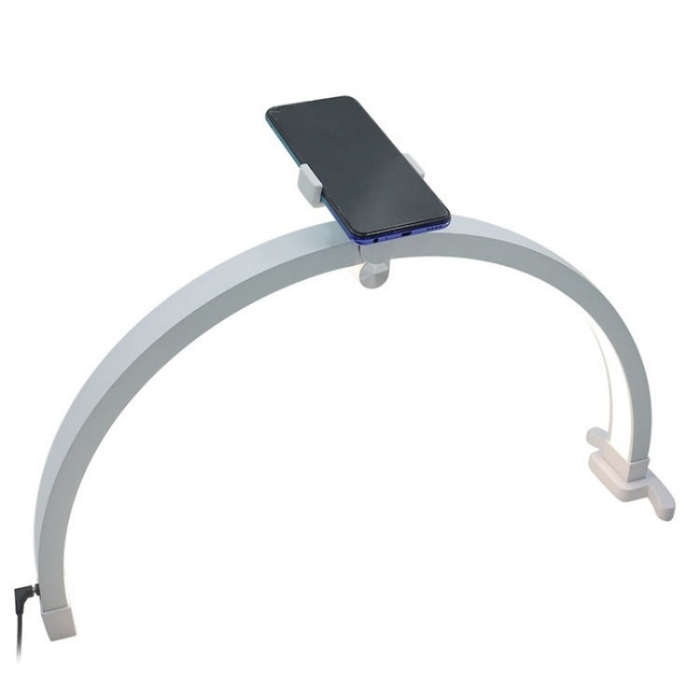 M12X Foldable LED Half Moon Lamp Touch Control Nail Art Lamp, Length: 56cm(UK Plug)