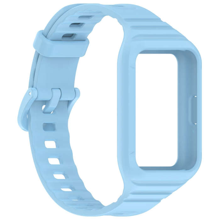 For Samsung Galaxy Fit 3 Integrated TPU Watch Band(Sky Blue)