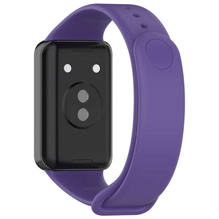 For Honor Band 9 Solid Color TPU Watch Band(Purple)
