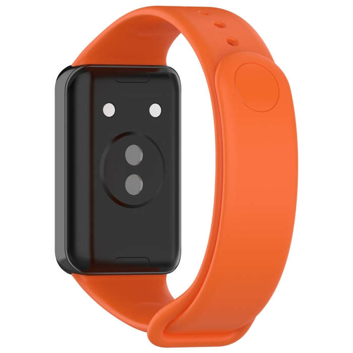 For Honor Band 9 Solid Color TPU Watch Band(Orange)