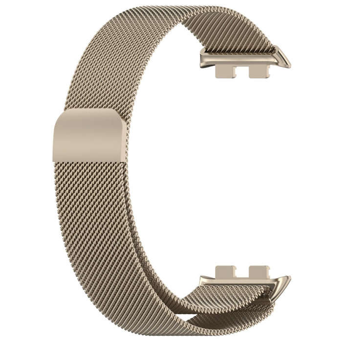 For Honor Band 9 Milan Magnetic Steel Mesh Watch Band(Starlight)