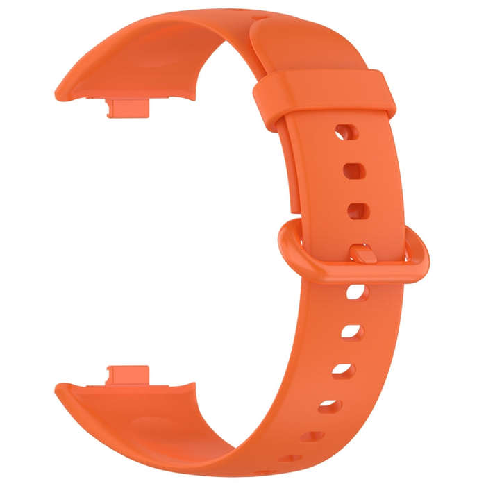 For Redmi Watch 4 / Watch 5 Solid Color Colorful Buckle Silicone Watch Band(Orange)