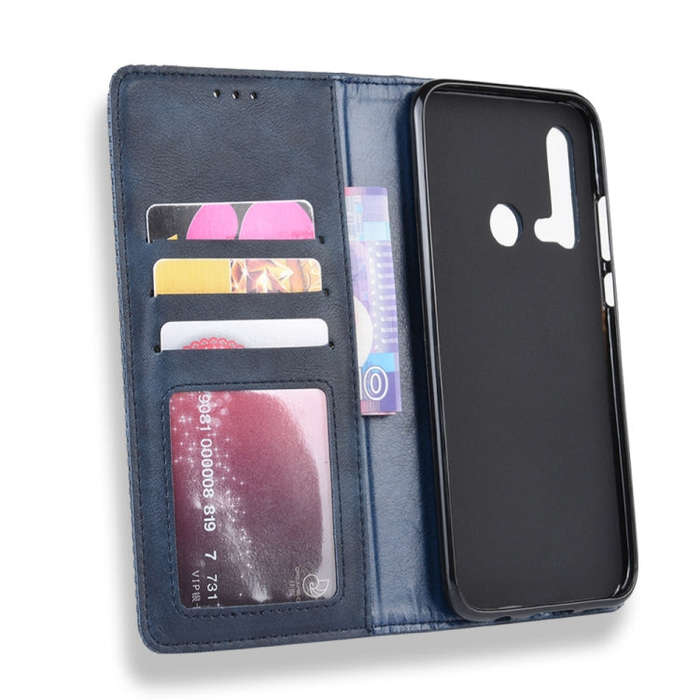 Magnetic Buckle Retro Crazy Horse Texture Horizontal Flip Leather Case for Huawei P20 lite (2019)...