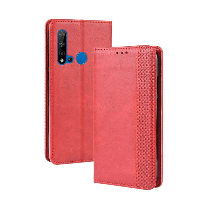 Magnetic Buckle Retro Crazy Horse Texture Horizontal Flip Leather Case for Huawei P20 lite (2019)...