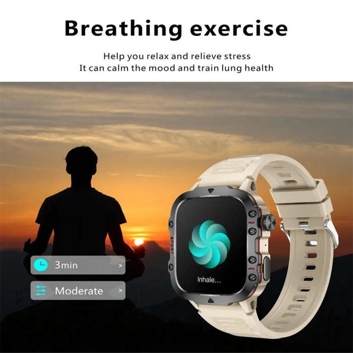 QX11 1.96 inch Color Screen Smart Watch Milan Steel Strap Support Bluetooth Call(Gold)
