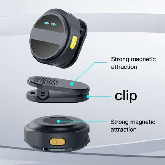 SX21 Type-C Port 2.4G Smart Clip-On Wireless Microphone