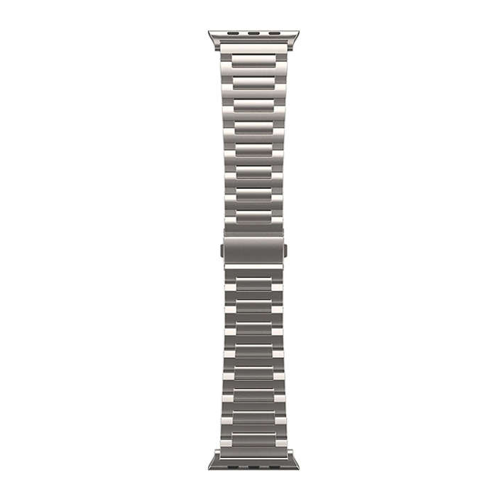 For Apple Watch Ultra 49mm I-Shaped Titanium Watch Band(Titanium)