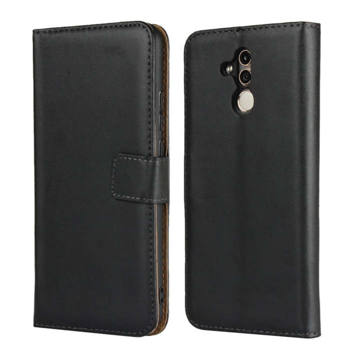 Leather Horizontal Flip Holster for Huawei Mate 20 Lite / Maimang 7 with Magnetic Clasp and Brack...
