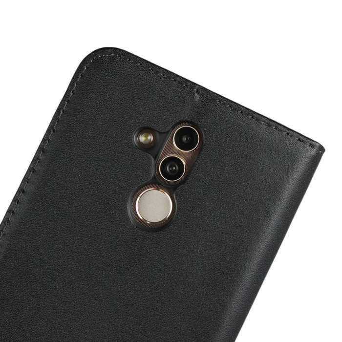 Leather Horizontal Flip Holster for Huawei Mate 20 Lite / Maimang 7 with Magnetic Clasp and Brack...