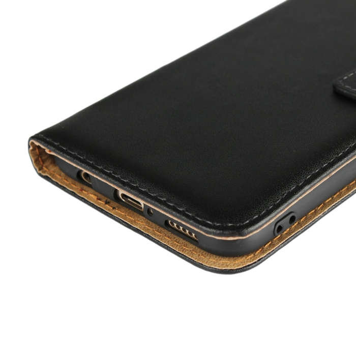 Leather Horizontal Flip Holster for Huawei Mate 20 Lite / Maimang 7 with Magnetic Clasp and Brack...
