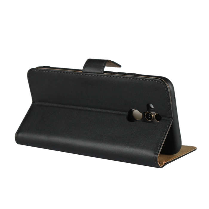 Leather Horizontal Flip Holster for Huawei Mate 20 Lite / Maimang 7 with Magnetic Clasp and Brack...