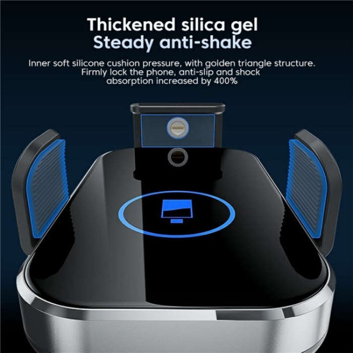 X10s Car Air Vent Hook 66W High Power Intelligent Induction Wireless Charger(Tarnish)