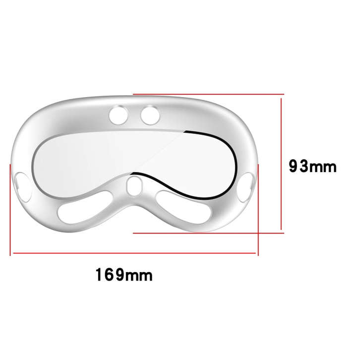 For Apple Vision Pro PC+ Toughened Film Protective Cover VR Glasses Accessories(Green)