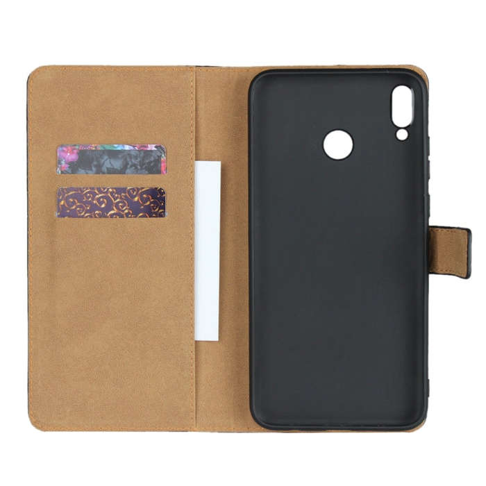 Leather Horizontal Flip Holster for Huawei Honor 8X MAX with Magnetic Clasp and Bracket and Card ...