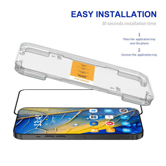 For Meizu 21 Note ENKAY Easy Install High Alumina Silicon Full Glass Film