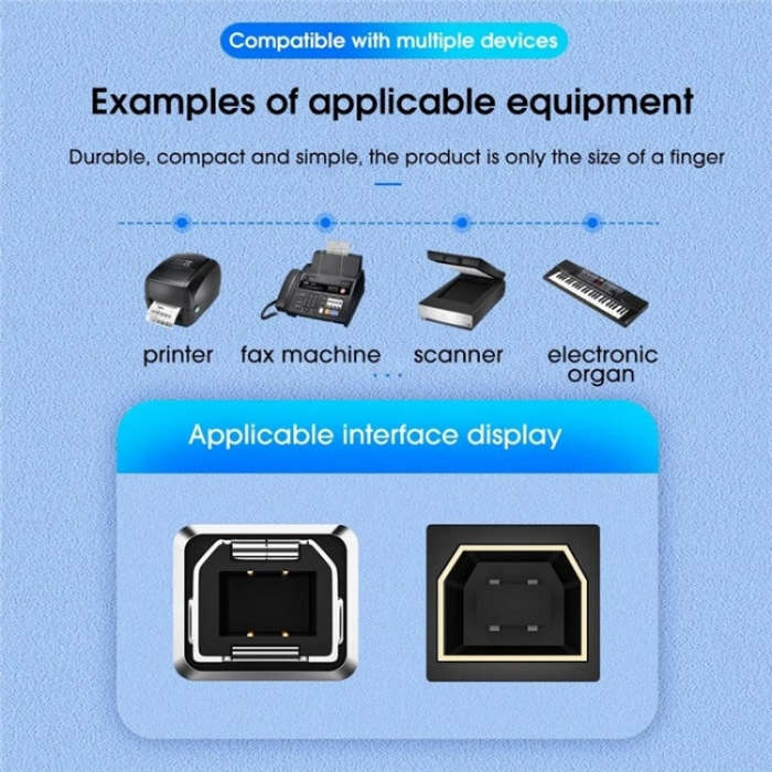 ADS-618 USB-C / Type-C Female to MIDI Male Electric Piano Printer Scanner Adapter(Silver)