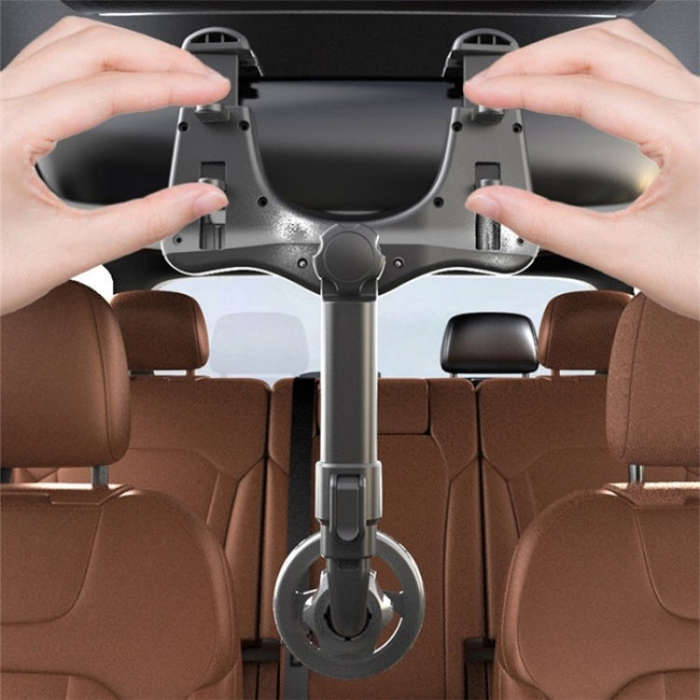 23-H06 Magnetic Phone Bracket Adjustable Angle Car Rearview Mirror Mount Holder