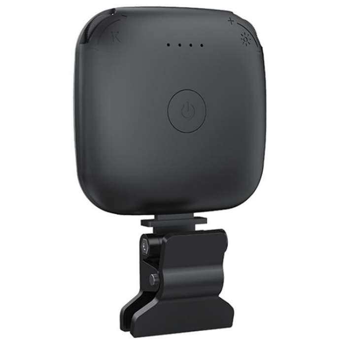 V15 Mini Clip-On Portable LED Fill Light Phone Laptop Video Conference Live Streaming Fill Lamp(B...