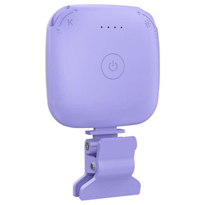 V15 Mini Clip-On Portable LED Fill Light Phone Laptop Video Conference Live Streaming Fill Lamp(P...