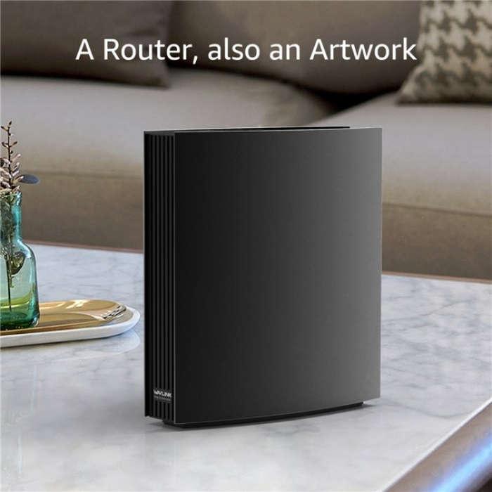 WAVLINK WN538A8 With LCD Screen AC3200 Home Dual Band Gigabit Smart WiFi Router, Plug:AU Plug