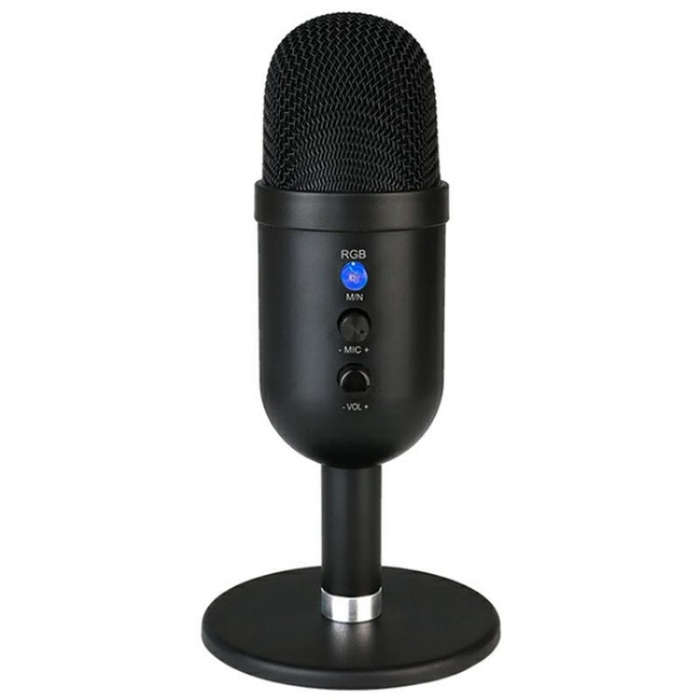 MU2000 Professional Desktop Cardioid Condenser Microphone With RGB Light