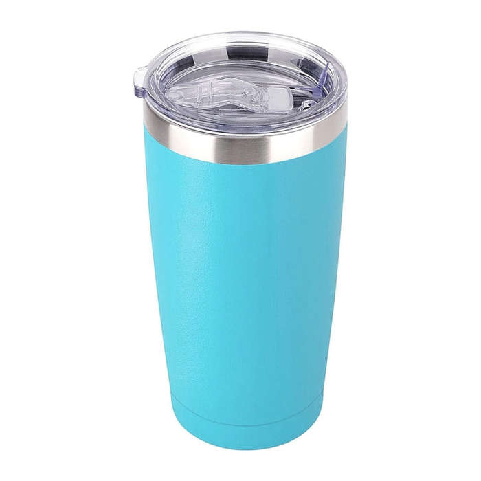 JUNSUNMAY 600ml 304 Stainless Steel Vacuum Insulated Coffee Travel Mug Double Wall Thermal Cup(Li...