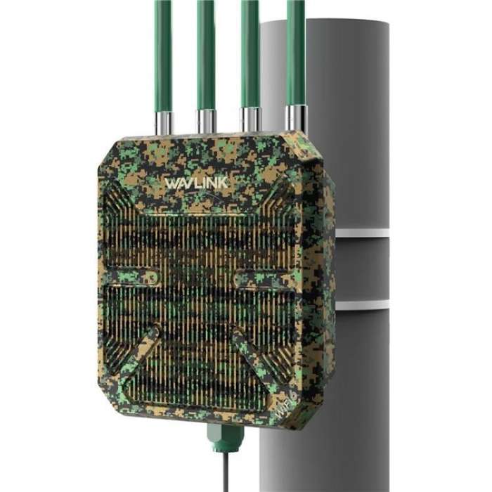 WAVLINK WN573HX3 WiFi 6 Extender Outdoor AX3000 Dual Band  Courtyard RV Wireless Router, Plug:AU ...